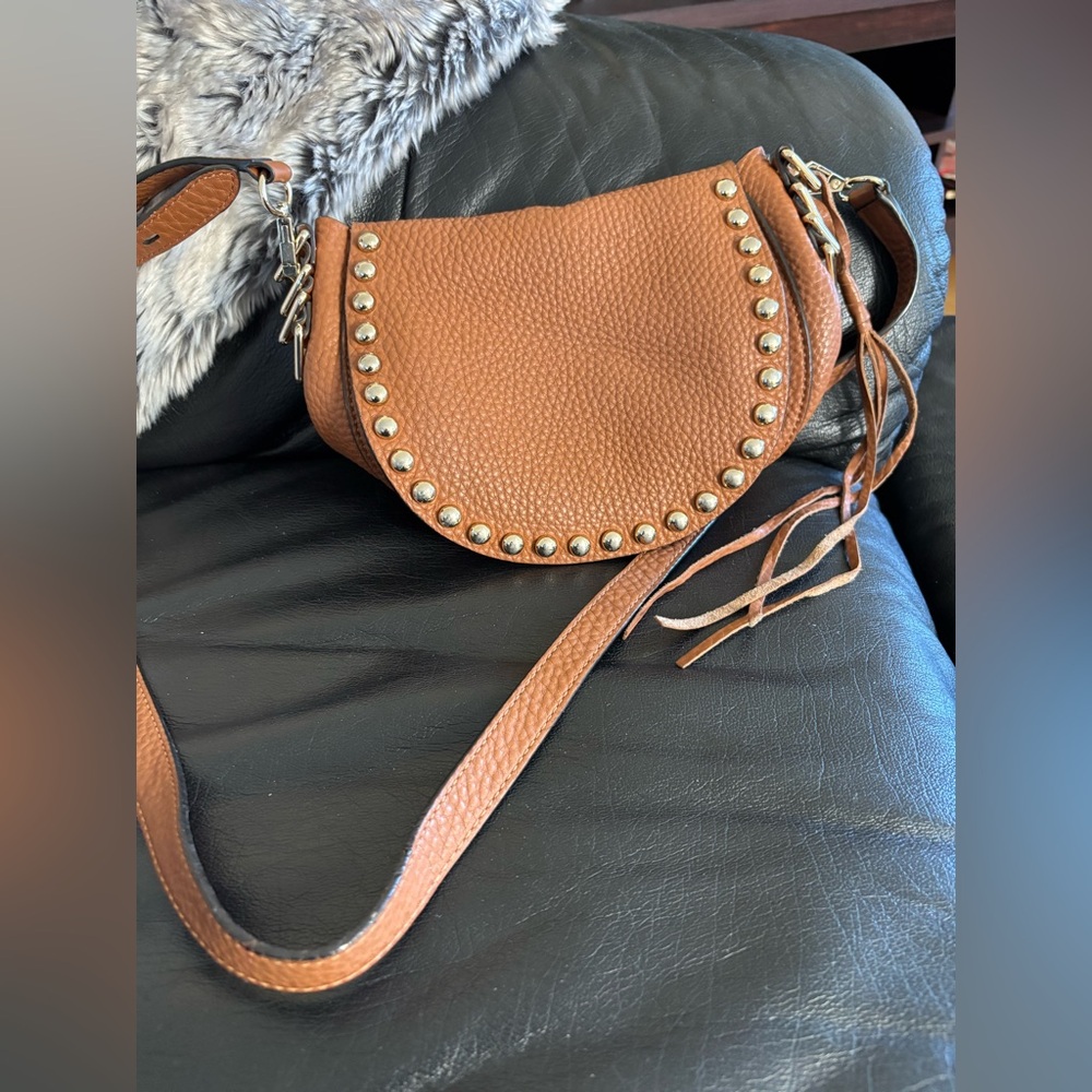 Rebecca Minkoff Brown Crossbody Bag with Structured Design